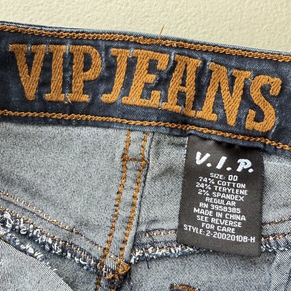 Dark Wash Cargo Joggers Size 00 - Picture 5 of 5